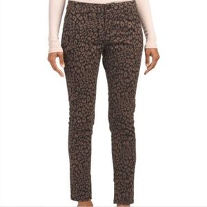 Sanctuary Brown Leopard Twill Pants